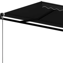 Manuaalisesti sisäänkelattava markiisi 1 300x250 cm sininen/valkoinen