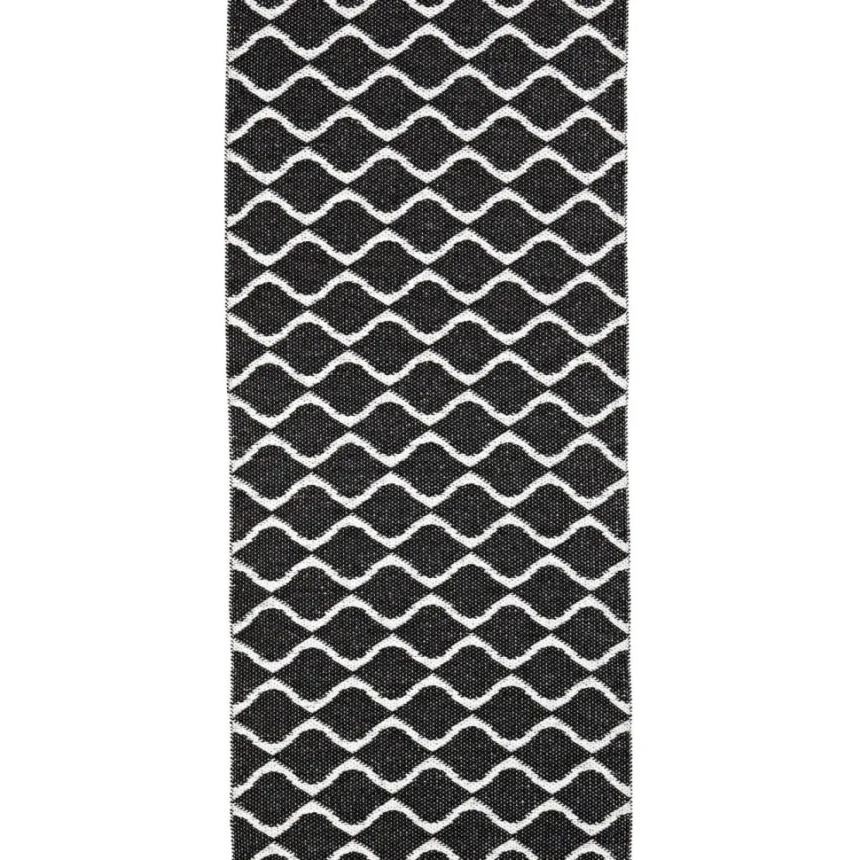 Matto Horredsmattan Wave, 50x70cm, musta