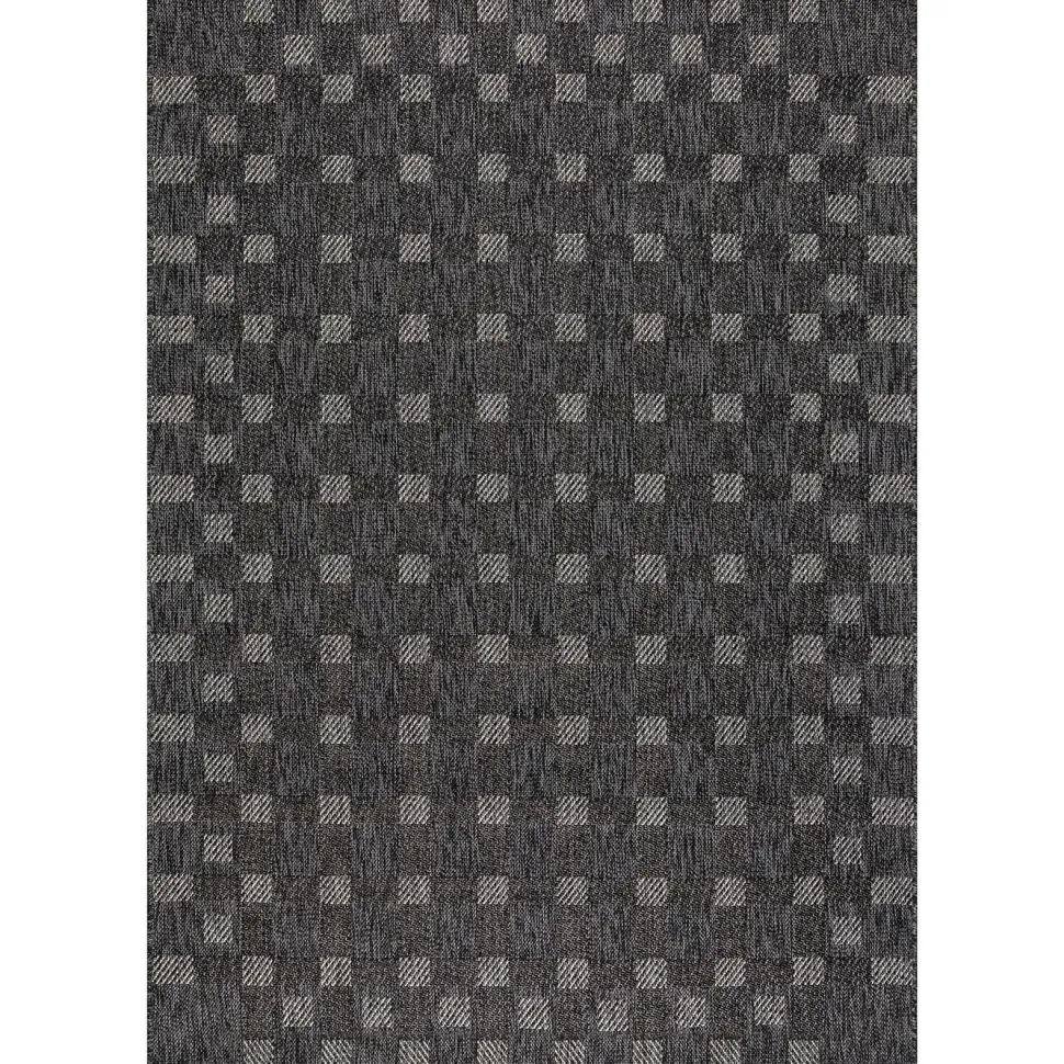 Matto Linento Check 80x150 cm antrasiitti