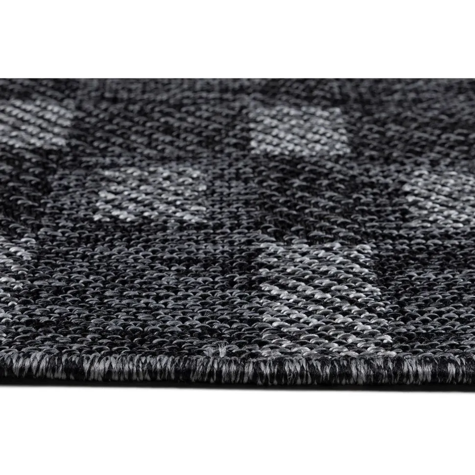 Matto Linento Check 80x150 cm antrasiitti