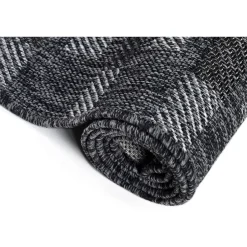 Matto Linento Check 80x150 cm antrasiitti