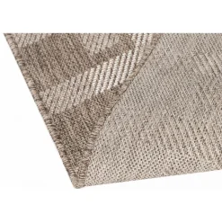 Matto Linento Check 80x150 cm ruskeanbeige