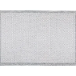 Matto Linento Fresco Suora 120x180cm antrasiitti/valkoinen