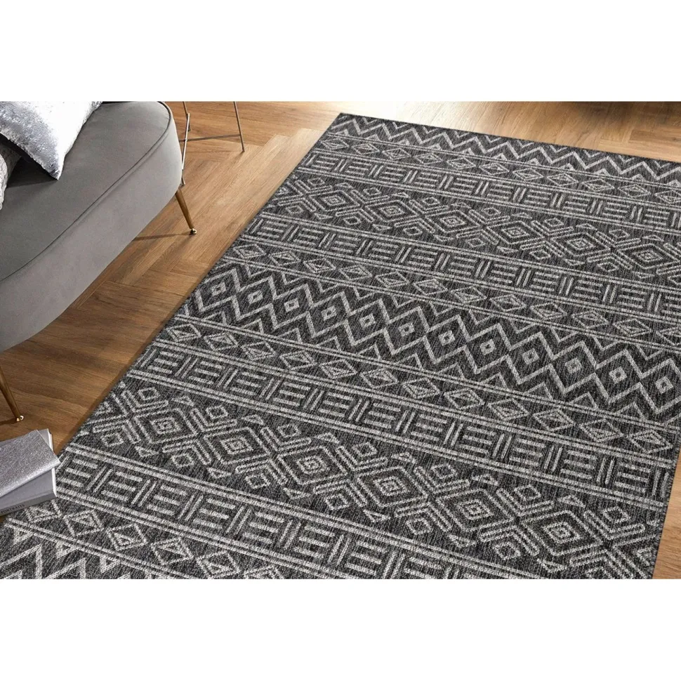 Matto Linento Ilia 80x150 cm antrasiitti