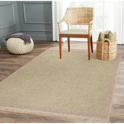 Matto Linento Kottby 200x290 cm vihreä/roosa