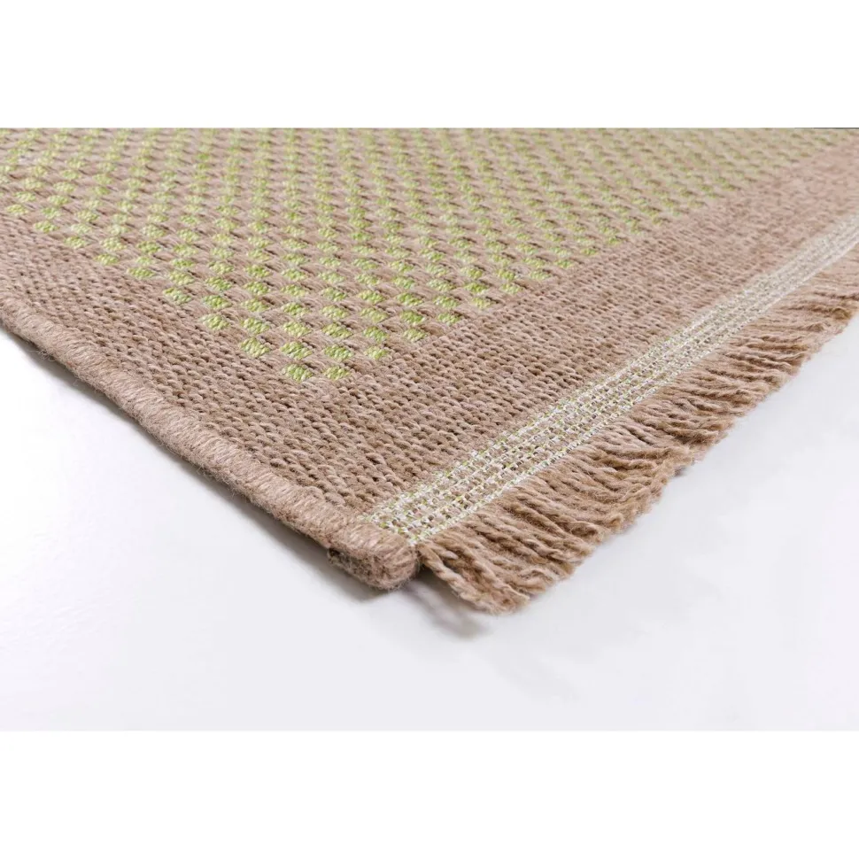 Matto Linento Kottby 200x290 cm vihreä/roosa