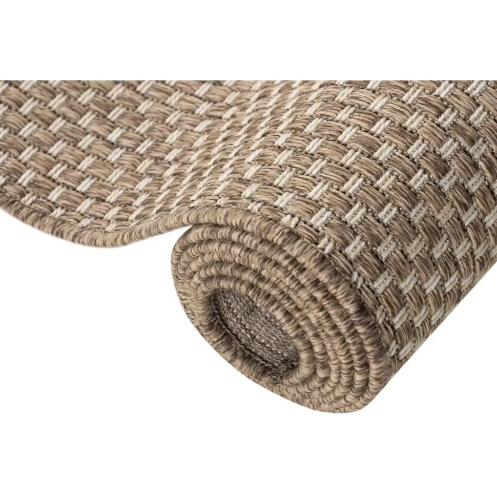 Matto Linento Salamina 80x150 cm ruskeanbeige