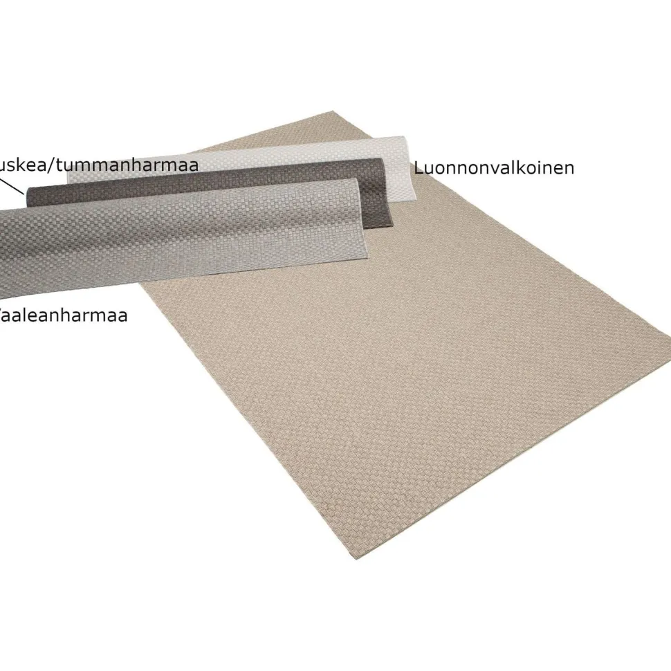 Matto Louhi 80x250 cm vaaleanharmaa