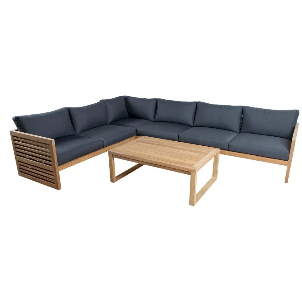 Moduulisohva Home4You Serenity, 2-Istuttava, oikea, tummanharmaa