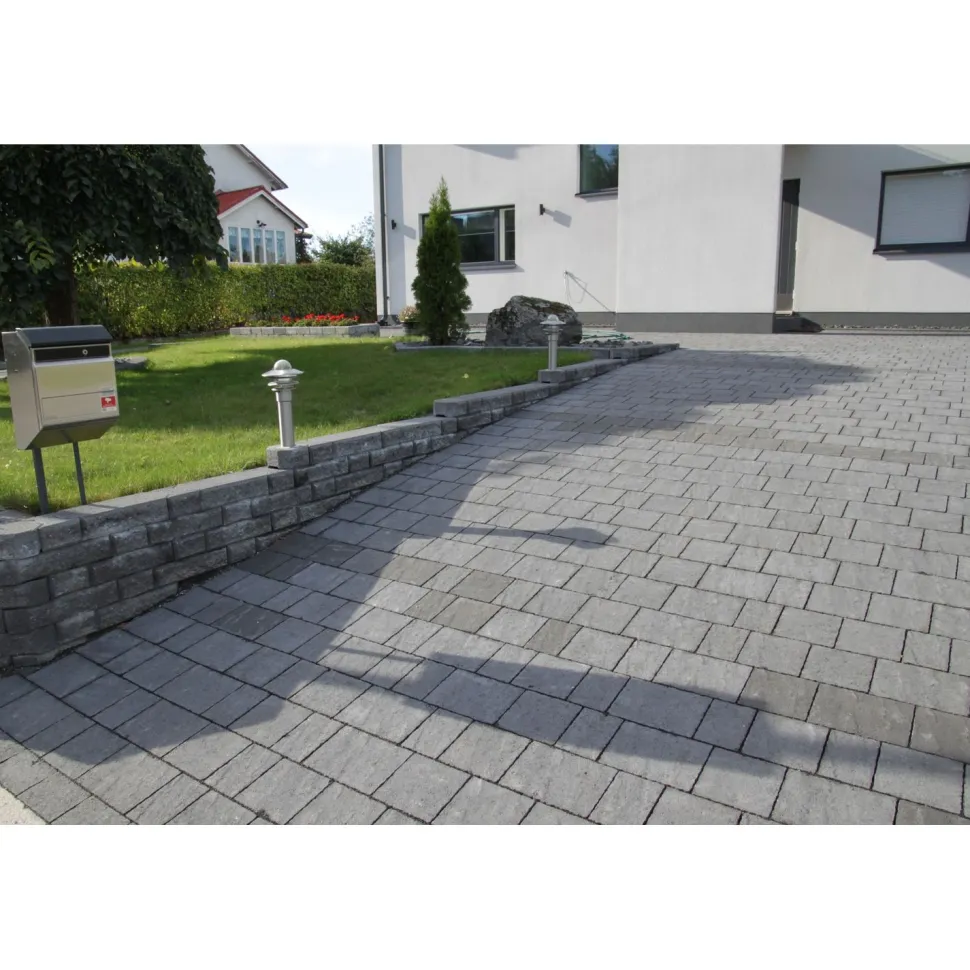 Muurikivi Beto-vallimuuri peruspari 560x200x100 mm harmaa