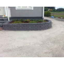Muurikivi Beto-vallimuuri peruspari 560x200x100 mm musta