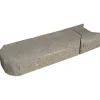 Muurikivi Rudus Aitakivi kansipari 560x200x100 mm sileä harmaa