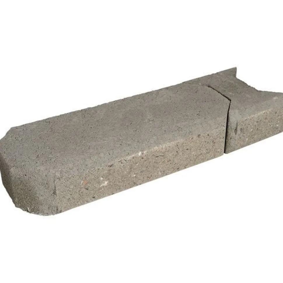 Muurikivi Rudus Aitakivi kansipari 560x200x100 mm sileä harmaa