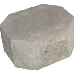 Muurikivi Rudus Aitakivi kansipääty 200x200x100 mm sileä harmaa