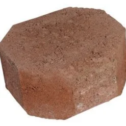 Muurikivi Rudus Aitakivi kansipääty 200x200x100 mm sileä punainen