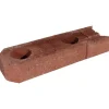 Muurikivi Rudus Aitakivi peruspari 560x200x100 mm sileä punainen