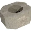 Muurikivi Rudus Aitakivi päätykivi 200x200x100 mm sileä harmaa