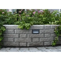 Muurikivi Rudus Aitakivi päätykivi 200x200x100 mm sileä harmaa