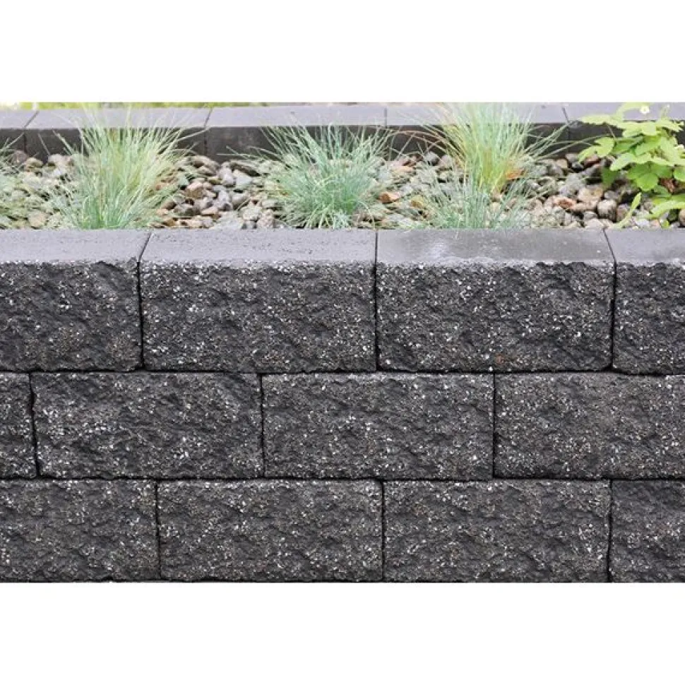 Muurikivi Rudus Antikko 330x165x165 mm antiikki musta