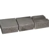 Muurikivi Rudus Muurikko kaarrekivet 235x235x100 mm sileä musta