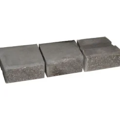 Muurikivi Rudus Muurikko kaarrekivet 235x235x100 mm sileä musta