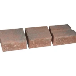 Muurikivi Rudus Muurikko kaarrekivet 235x235x100 mm sileä punamusta