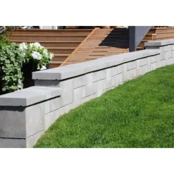 Muurikivi Rudus Paasikko kansikivi 420x320x60 mm sileä harmaa