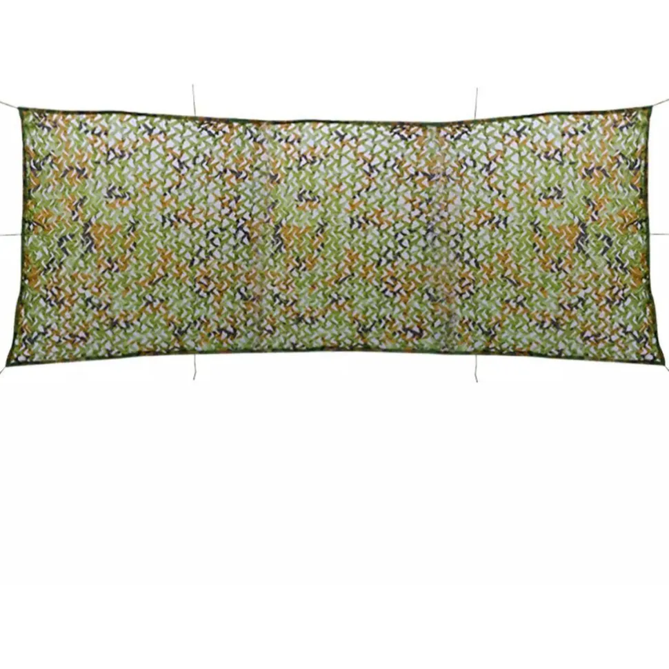 Naamiointiverkko säilytyslaukulla, 1.5x4m, vihreä