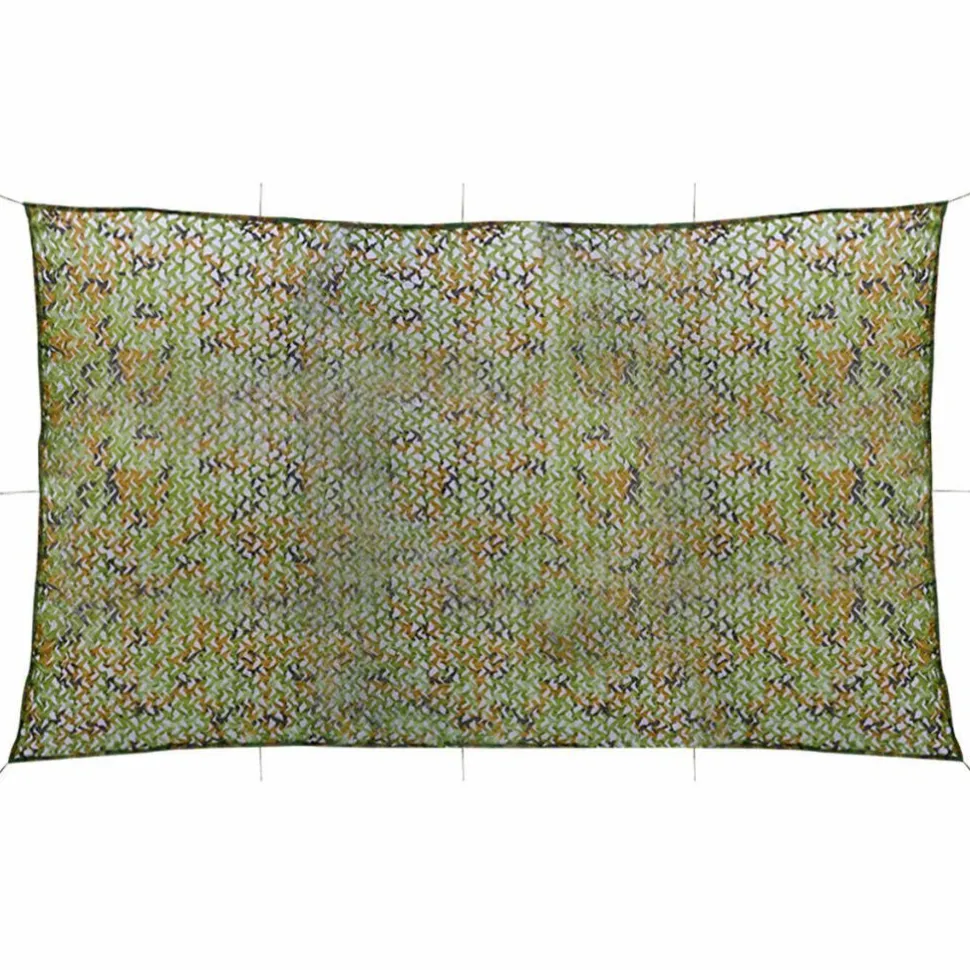 Naamiointiverkko säilytyslaukulla, 3x5m, vihreä