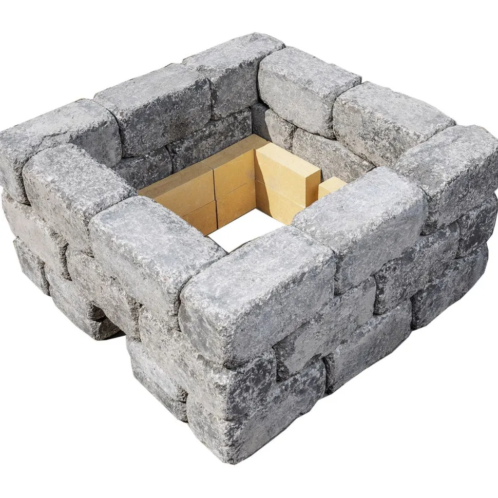 Nuotiopaikka/pihagrilli HB-Betoni Firepit, tulitiilillä