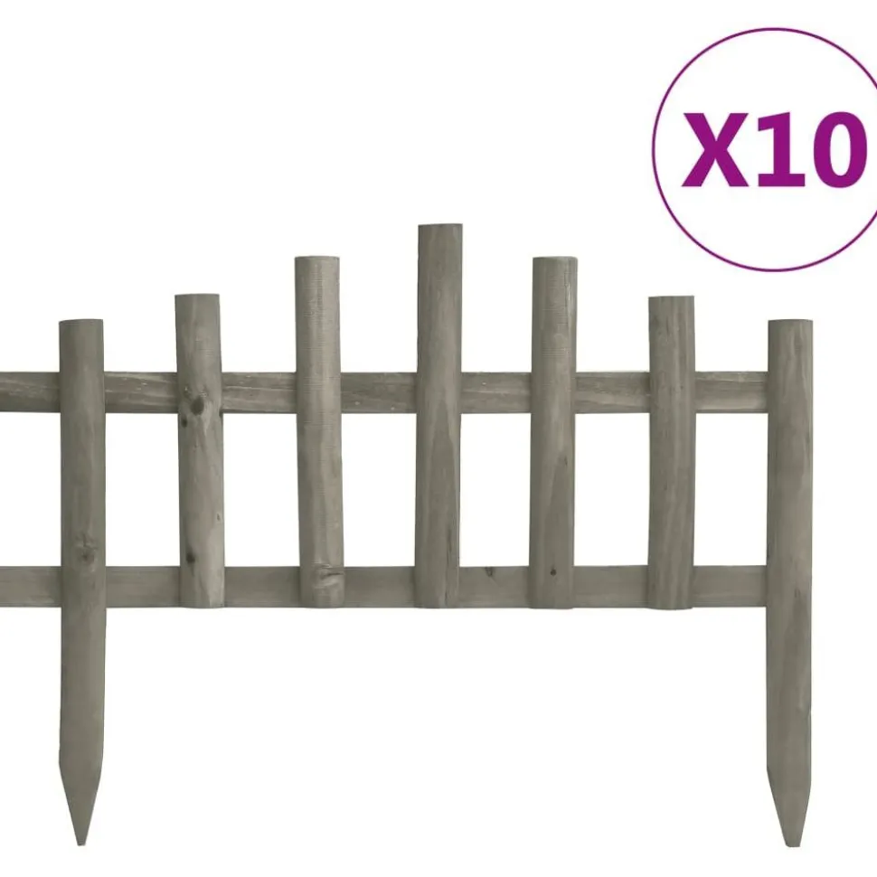 Nurmikonreunukset 10kpl kuusi 4,4m