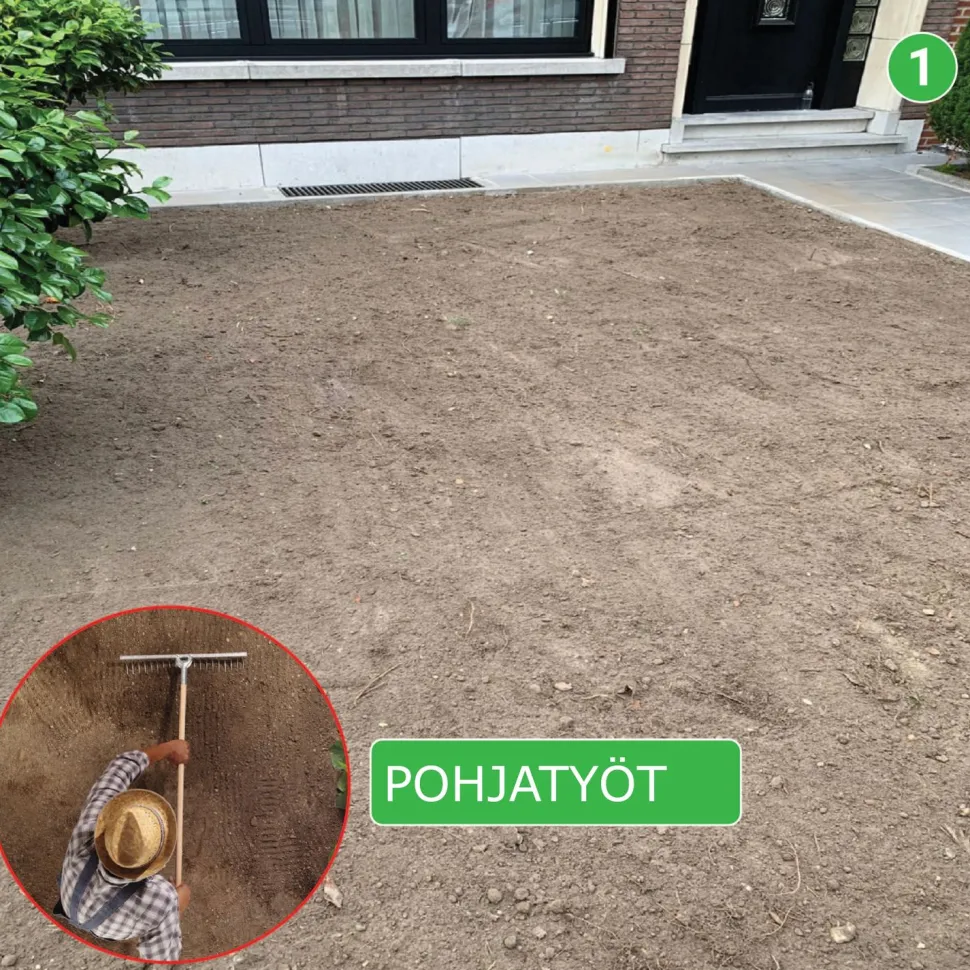 Nurmikon siemenmatto Turfquick Extra Grön, 10 m²