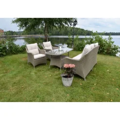 Oleskeluryhmä Baltic Garden Bristol, 3+1+1-istuttava, beige