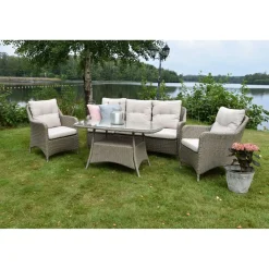 Oleskeluryhmä Baltic Garden Bristol, 3+1+1-istuttava, beige