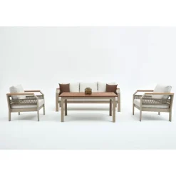 Oleskeluryhmä Linento Garden Morento, 5-istuttava, beige