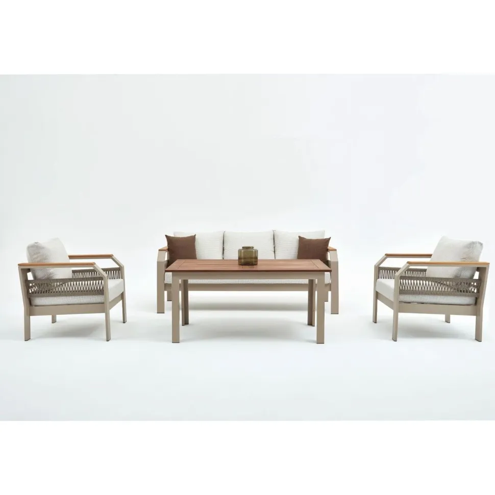 Oleskeluryhmä Linento Garden Morento, 5-istuttava, beige