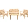 Oleskeluryhmä Linento Garden MY028, 4-istuttava, beige