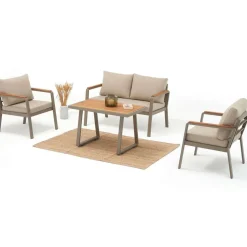 Oleskeluryhmä Linento Garden Parma, 4-istuttava, beige