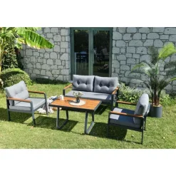 Oleskeluryhmä Linento Garden Tivoli, 4-istuttava, harmaa