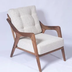 Oleskeluryhmä Linento Garden Walnut, 4-istuttava, kerma