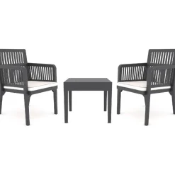 Oleskelusetti Linento Garden Lizbon Balcony, antrasiitti