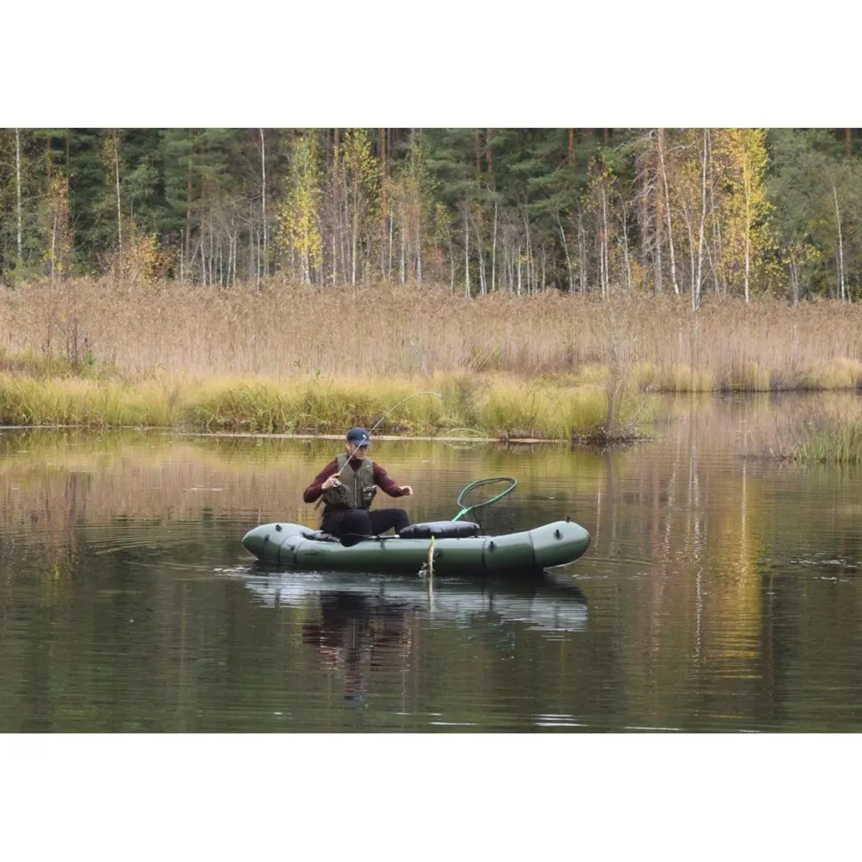 Packraft Saimaa Kayaks Fisher Twin vihreä