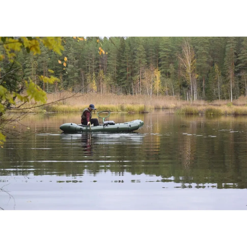 Packraft Saimaa Kayaks Fisher Twin vihreä