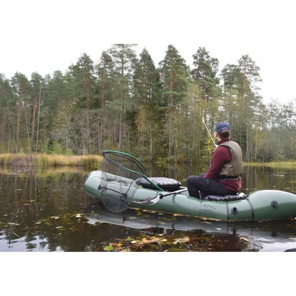 Packraft Saimaa Kayaks Fisher Twin vihreä
