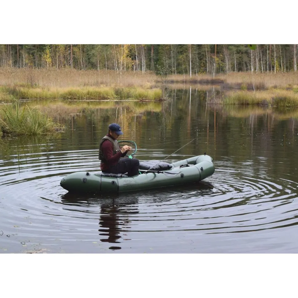 Packraft Saimaa Kayaks Fisher Twin vihreä