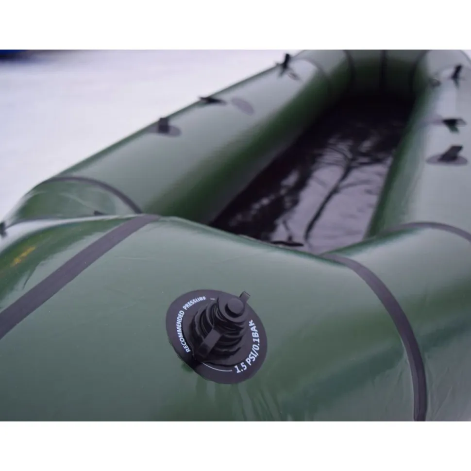 Packraft Saimaa Kayaks Fisher Twin vihreä
