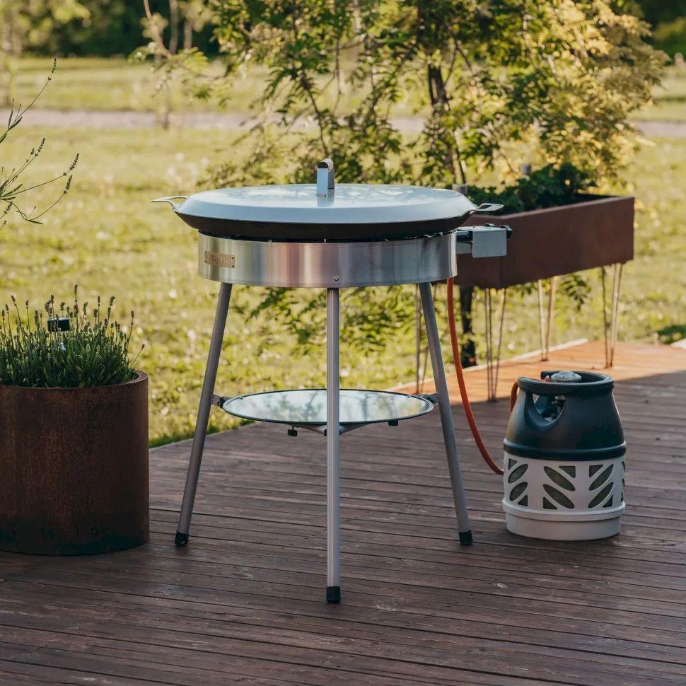 Paellasetti GrillSymbol Expert-720 Ø72 cm B-500 kaasupoltin säädinletkusetti