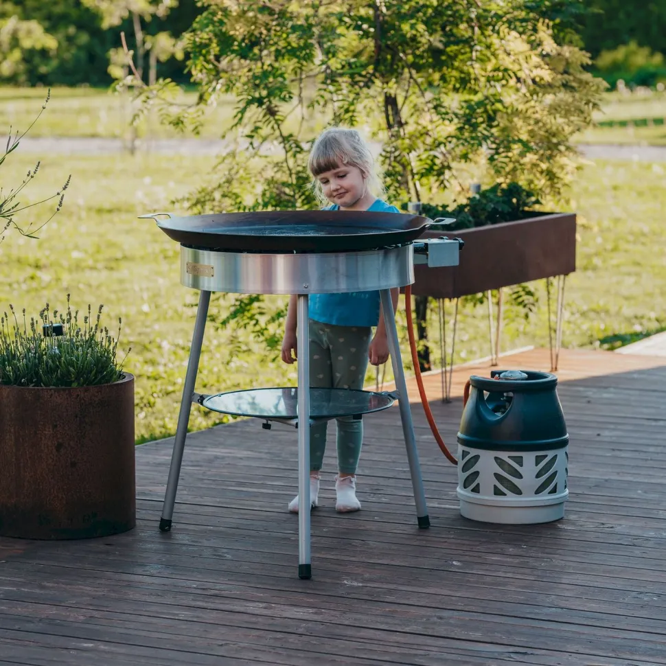Paellasetti GrillSymbol Expert-720 Ø72 cm B-500 kaasupoltin säädinletkusetti