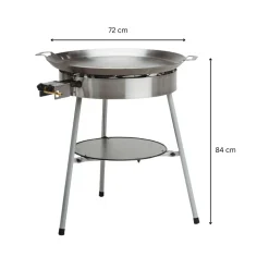 Paellasetti GrillSymbol Expert-720 Ø72 cm B-500 kaasupoltin säädinletkusetti