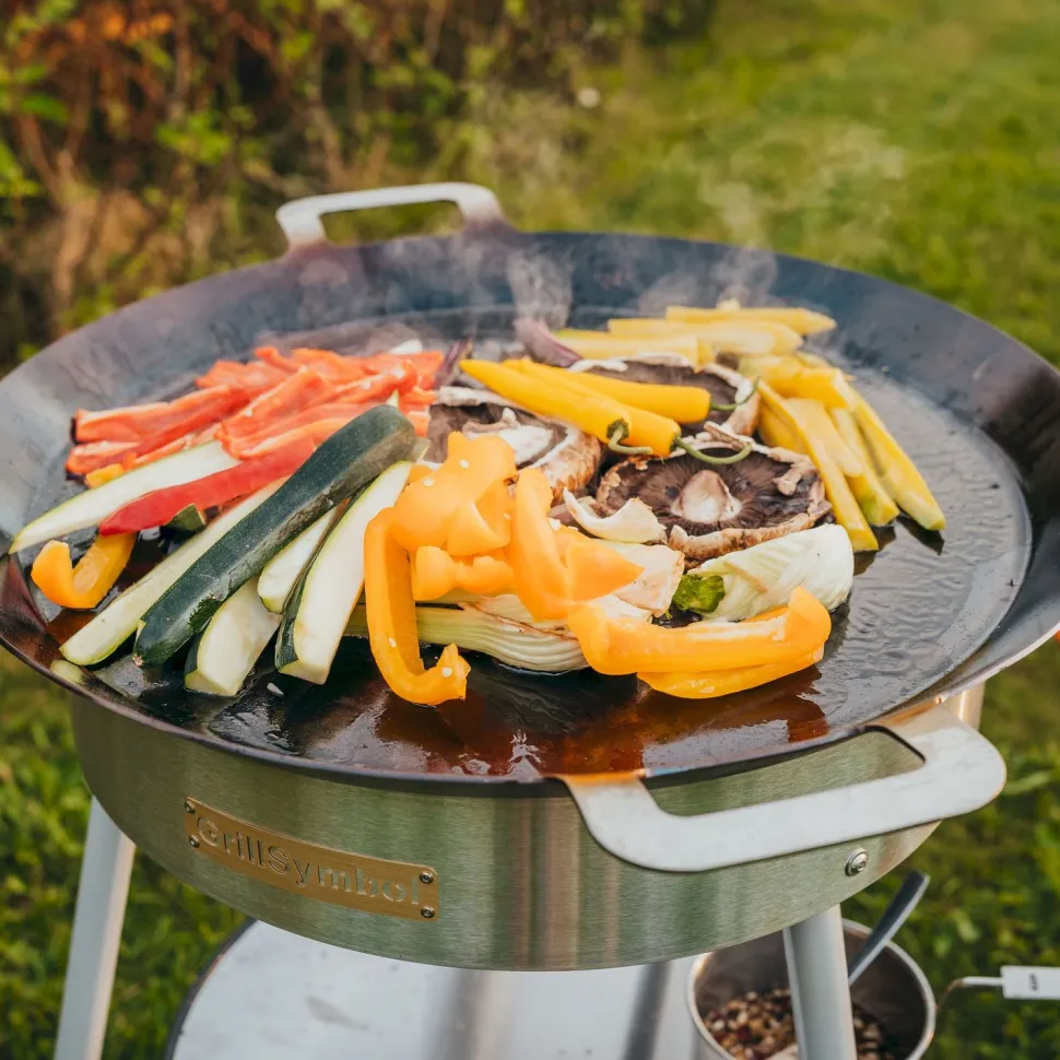 Paellasetti GrillSymbol Expert-580 Ø58 cm D-400 kaasupoltin säädinletkusetti
